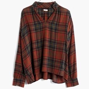 NWT Madewell Highroad Popover Shirt - XXS